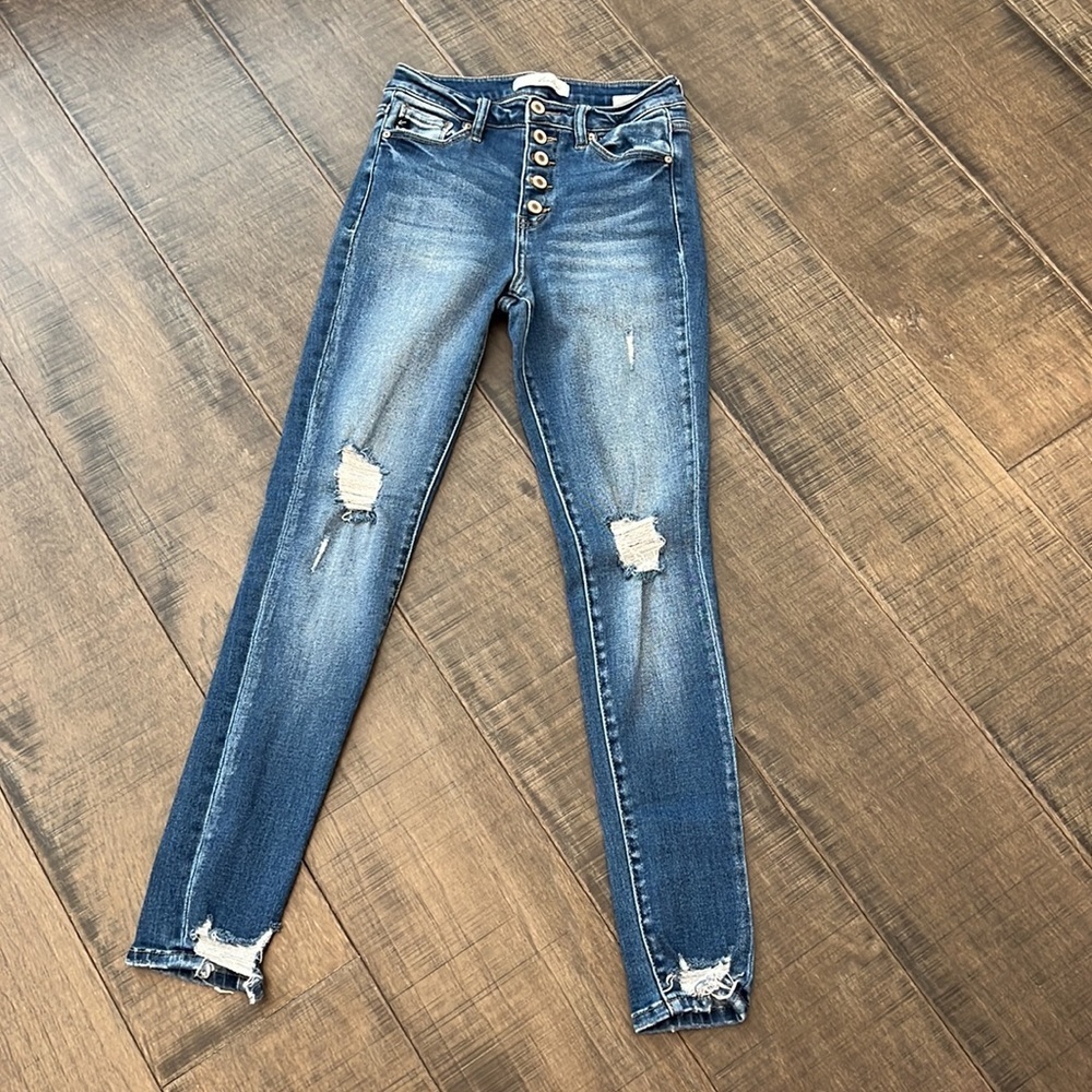NWOT KANCAN high waist WOMEN JEANS SIZE 7 /27